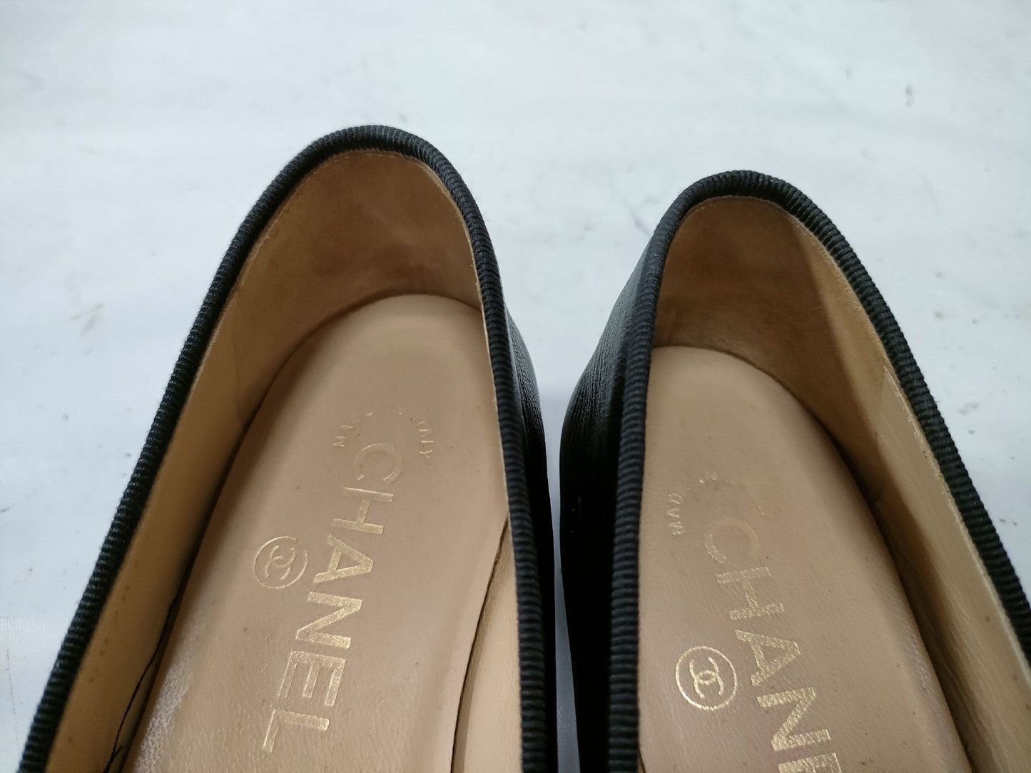 CHANEL Flat Shoes Patent Leather Toe Other Shoes