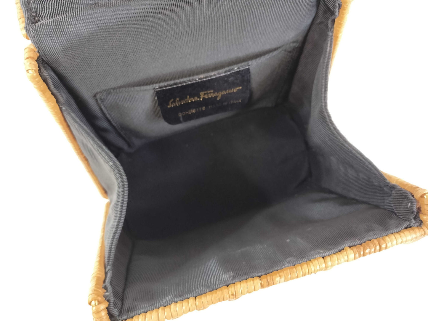 Salvatore Ferragamo Vara Raffia Handbag