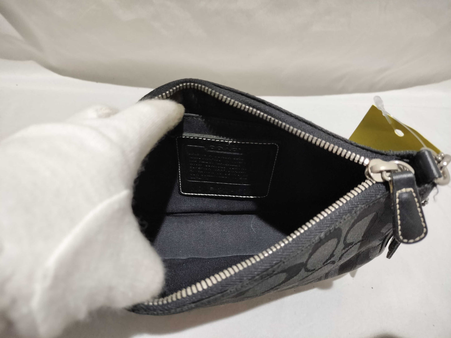 COACH Signature 6094 Accessory Pouch Handbag