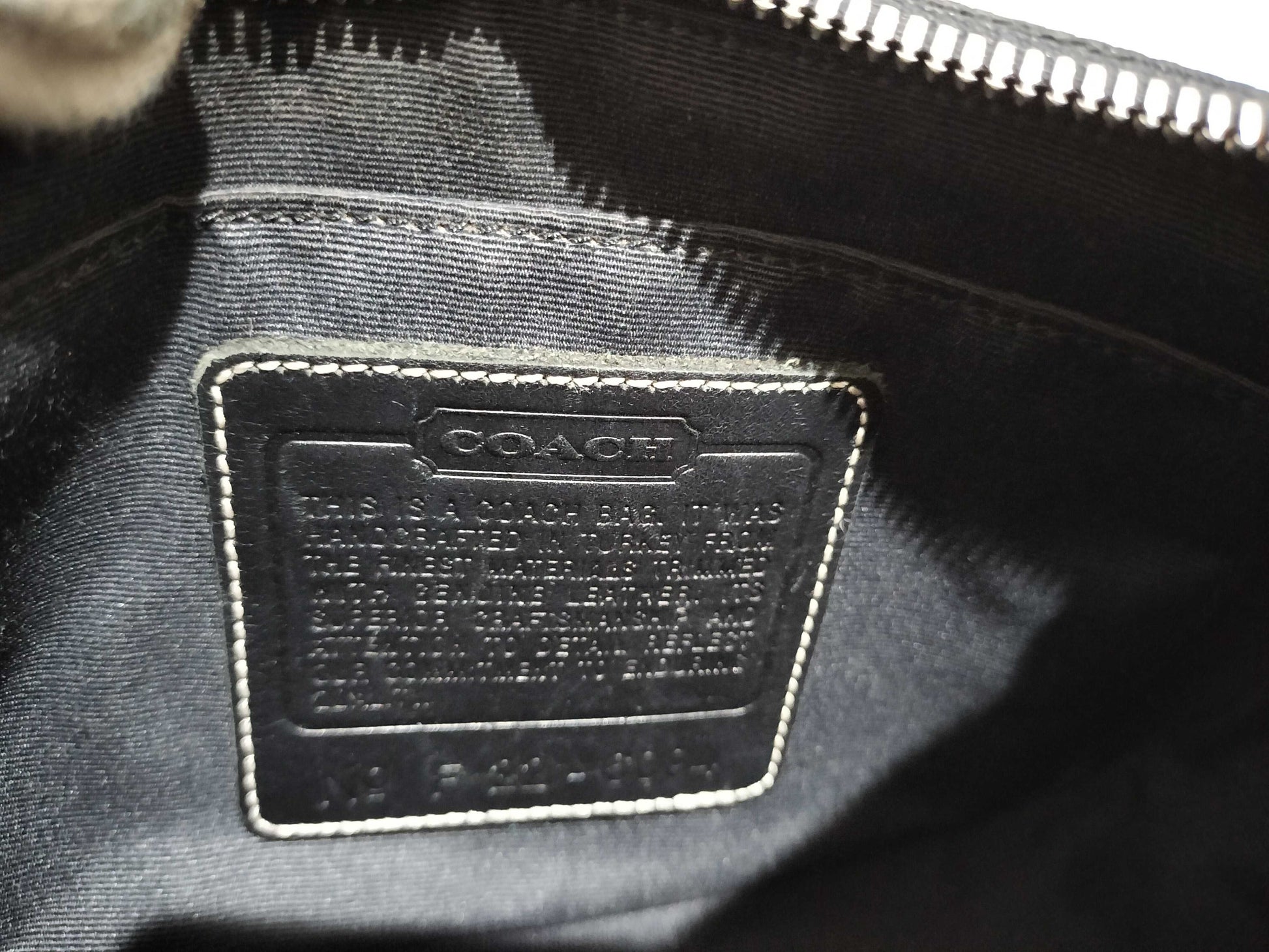 COACH Signature 6094 Accessory Pouch Handbag