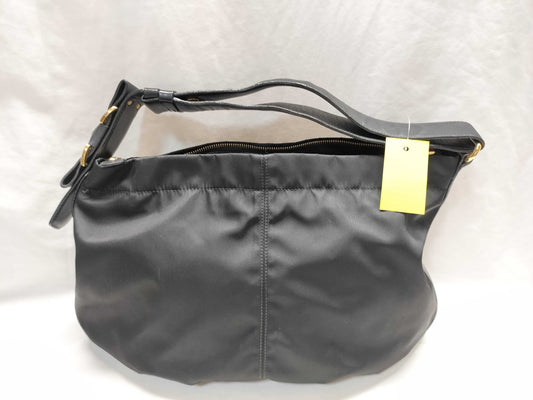 Salvatore Ferragamo AU-21 D337 Nylon and Leather One-Shoulder Bag