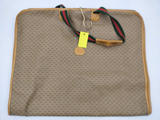 GUCCI 011.123.0040 GG Canvas Sherry Micro GG Garment Bag