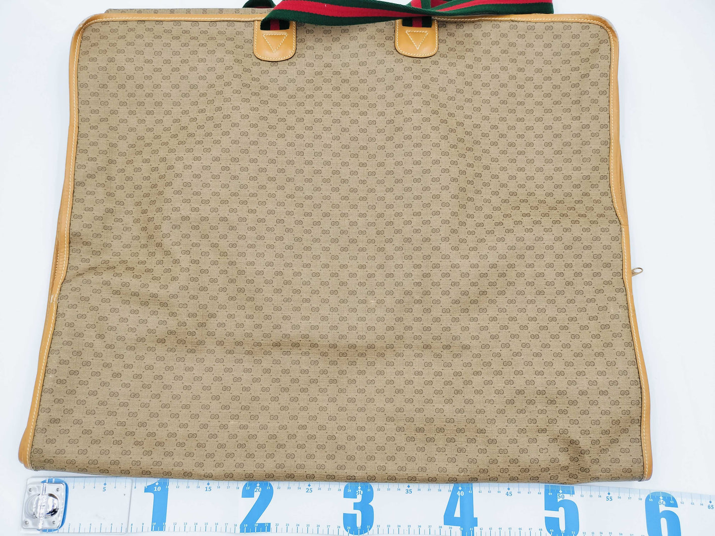 GUCCI 011.123.0040 GG Canvas Sherry Micro GG Garment Bag