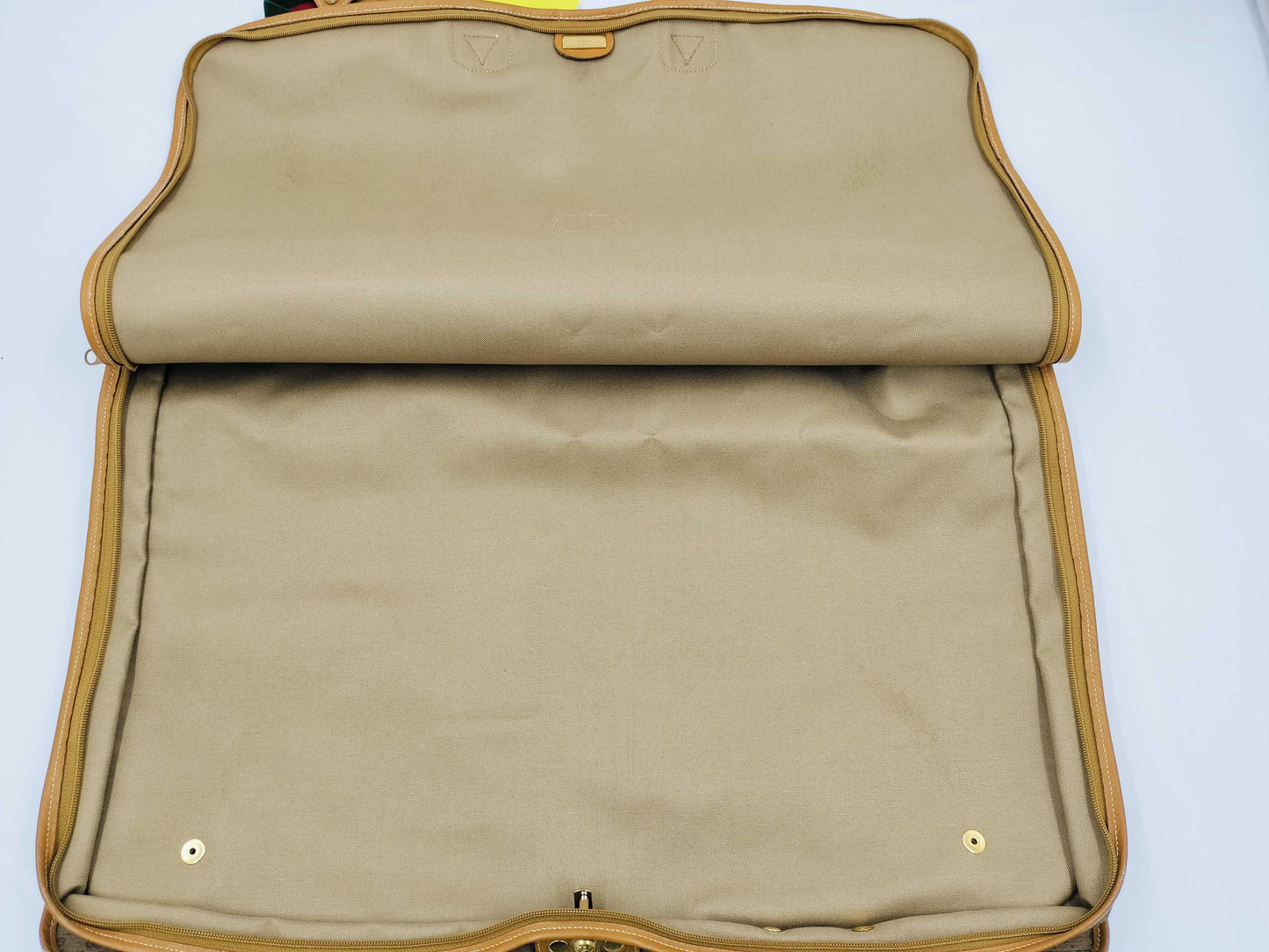 GUCCI 011.123.0040 GG Canvas Sherry Micro GG Garment Bag