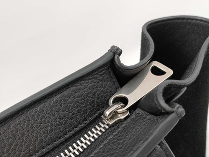 CELINE 2-way handbag leather/suede handbag