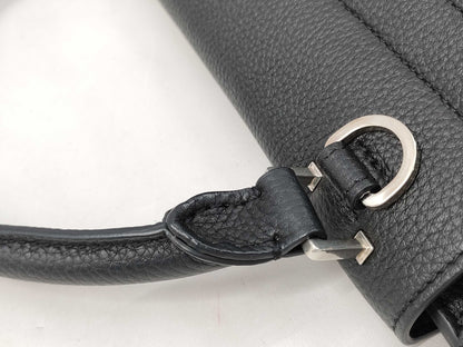 CELINE 2-way handbag leather/suede handbag