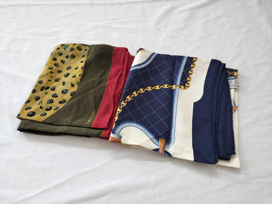 Cartier 2 scarves