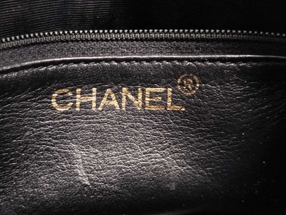 CHANEL Lambskin Chain Shoulder Matelasse Fringe Shoulder Bag