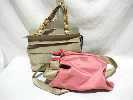 PRADA Nylon Ferragamo*2 Shoulder Bag