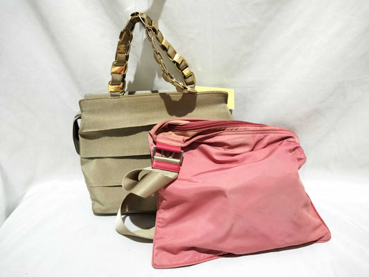 PRADA Nylon Ferragamo*2 Shoulder Bag