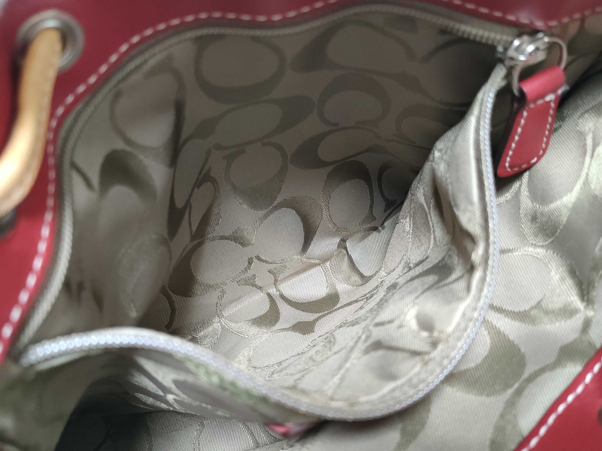 Coach/Stephan Verdino Metallic Handbag