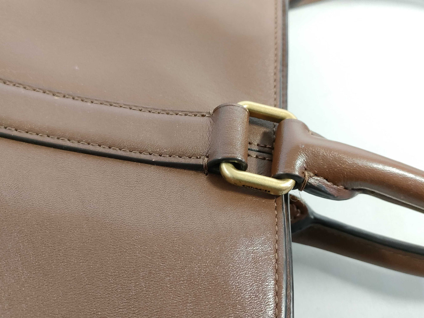 COACH Metropolitan Tote 2-way 55564 Brown Tote Bag