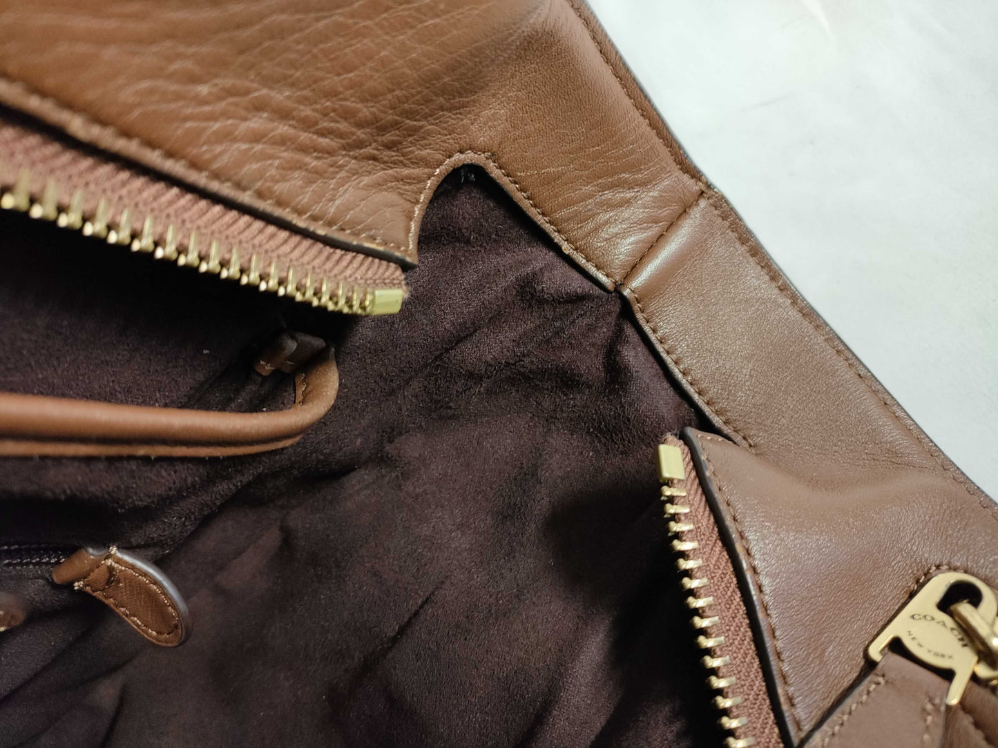 COACH Metropolitan Tote 2-way 55564 Brown Tote Bag