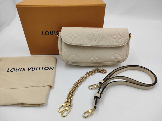 LOUIS VUITTON Monogram Empreinte Wallet on Chain Ivy Shoulder Bag