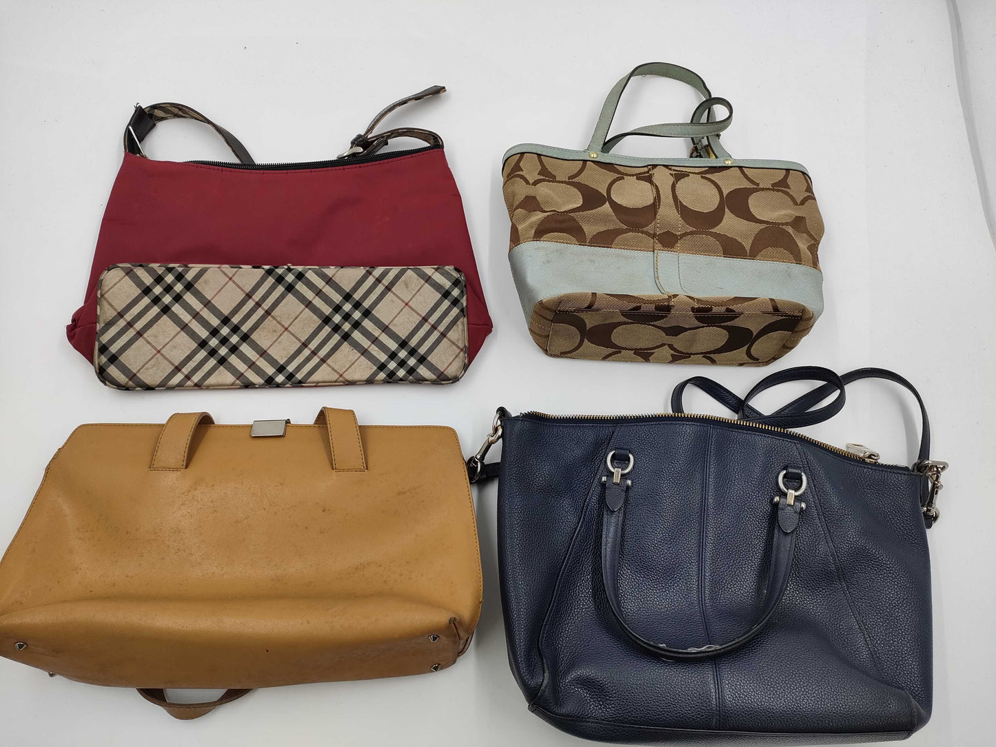 COACH Signature Burberry Blue Label, Furla Tote Bag