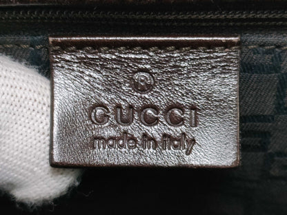 GUCCI 101287 219917 Suede Handbag