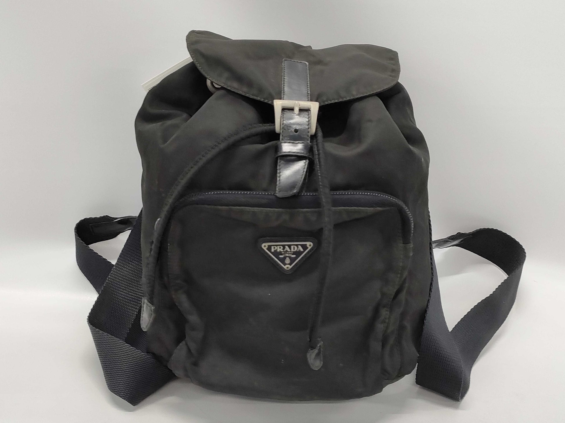 PRADA nylon drawstring backpack