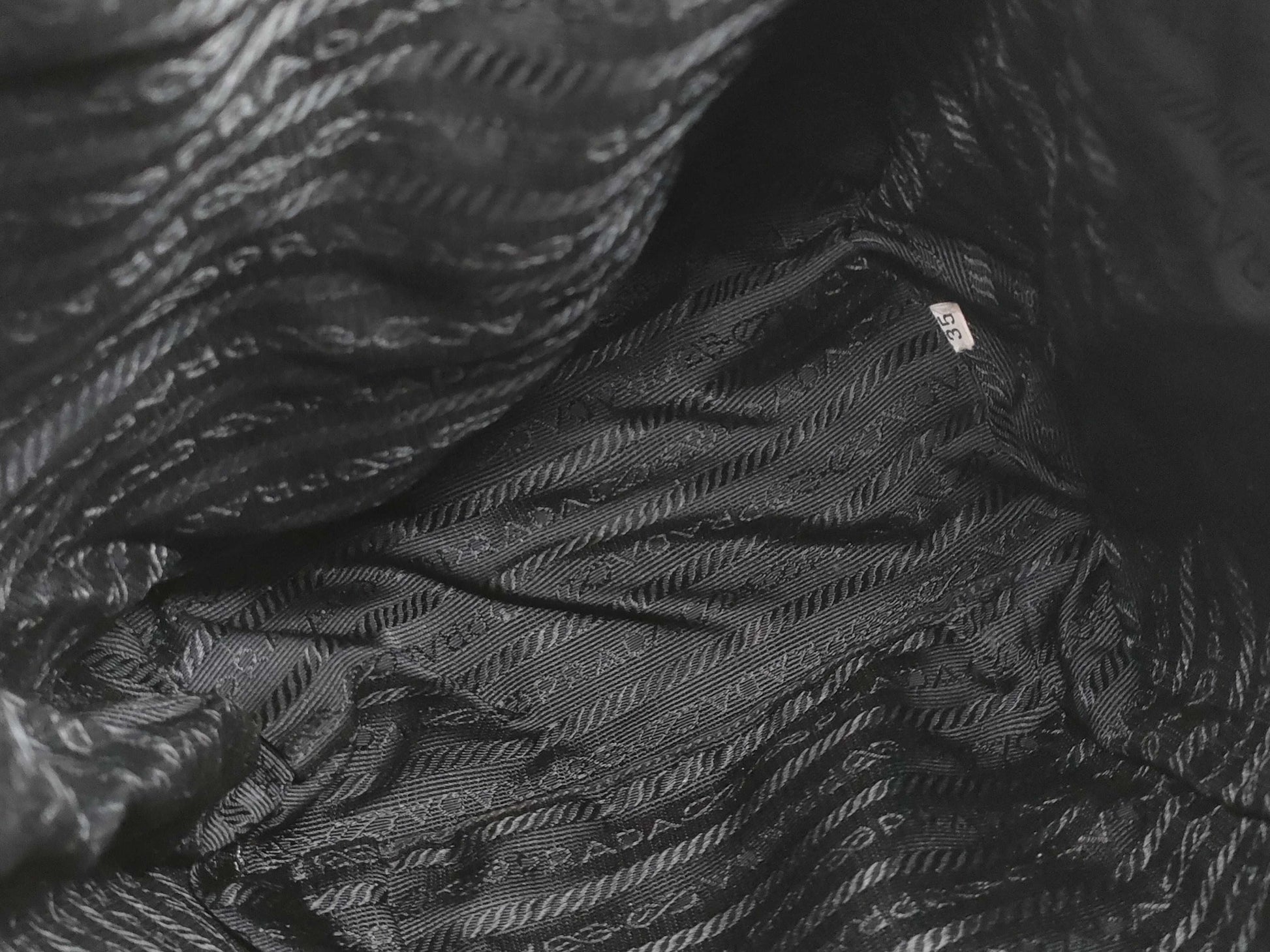PRADA nylon drawstring backpack