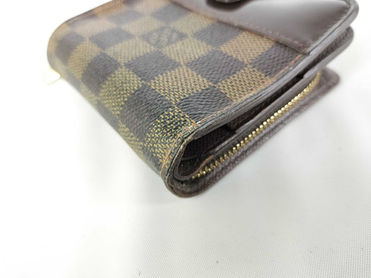 LOUIS VUITTON CA3068 Damier N61668 Compact Zip Wallet 