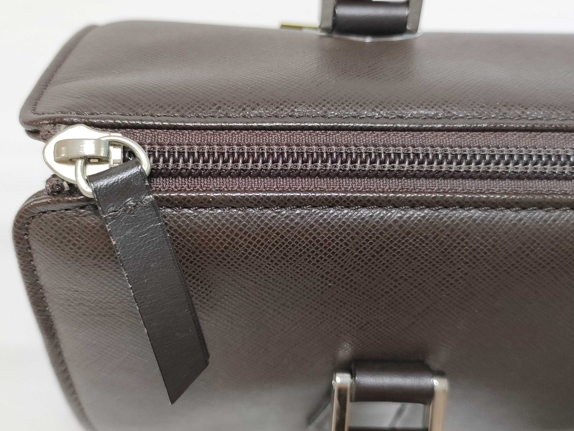BURBERRY Handbag / Cylindrical / Brown / Color Transfer