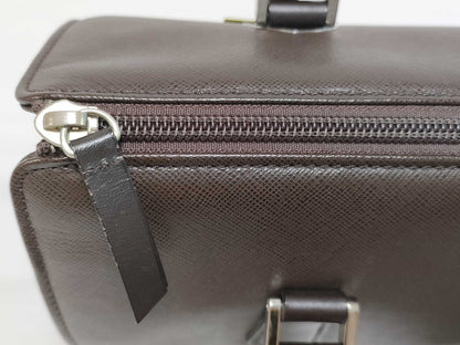 BURBERRY Handbag / Cylindrical / Brown / Color Transfer