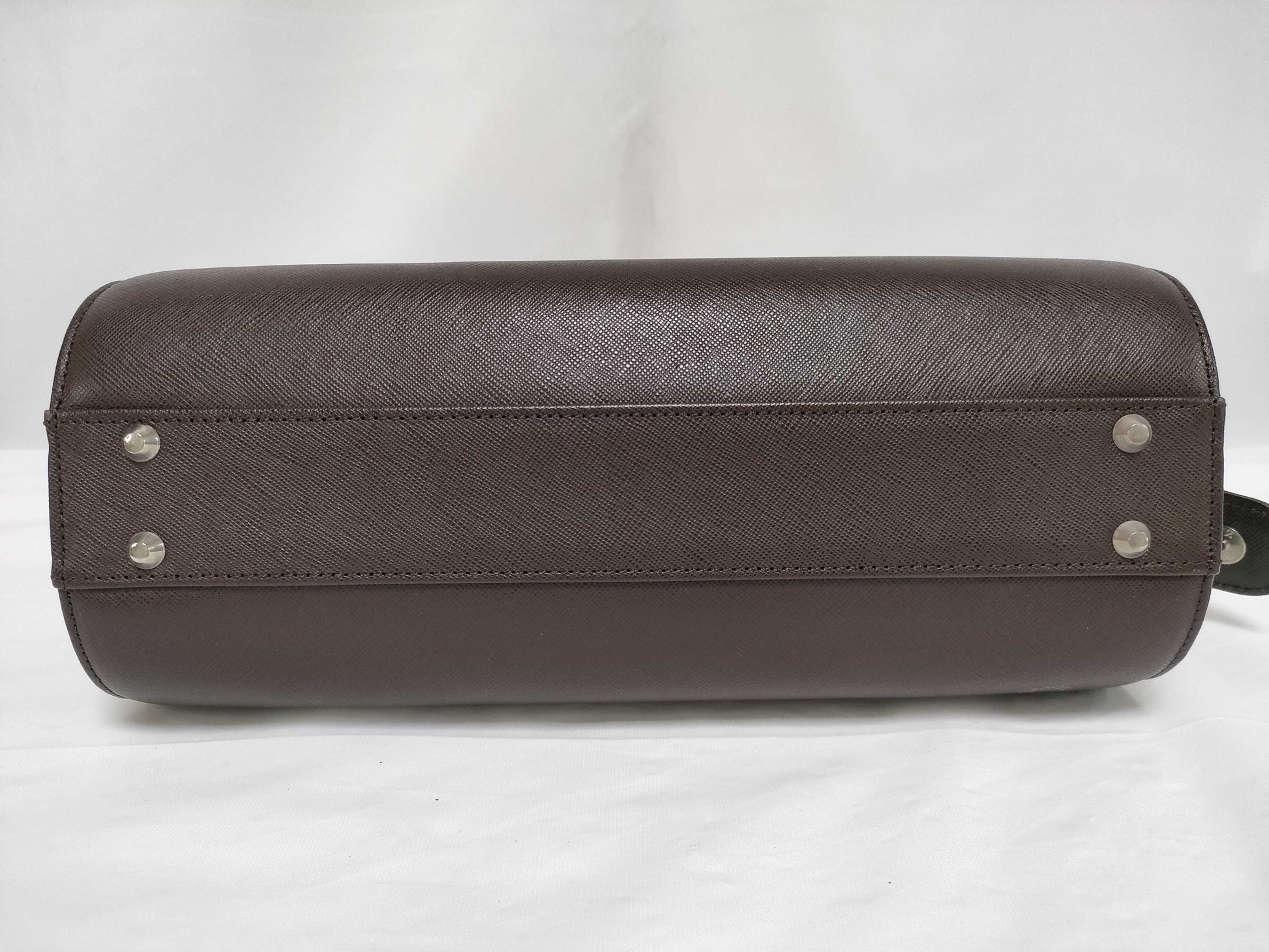 BURBERRY Handbag / Cylindrical / Brown / Color Transfer