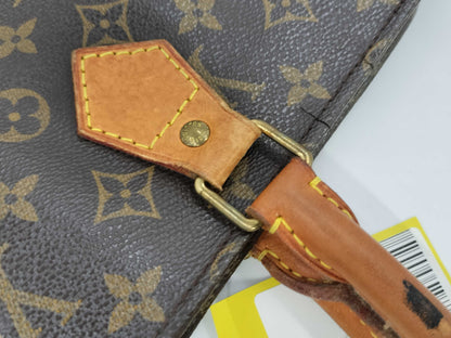 LOUIS VUITTON Monogram Sac Plat Handbag