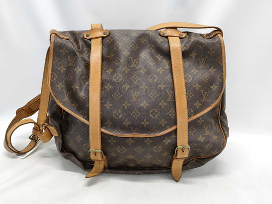LOUIS VUITTON Monogram Saumur 40 Shoulder Bag