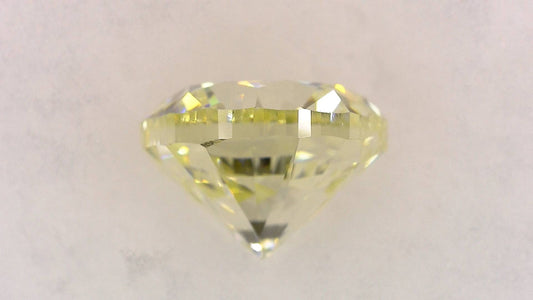 1.003ct UNDER N)VERY LIGHT YELLOW VS-1 POOR/GD/FR STRONG BLUE NATURAL 5.85-5.95X4.04mm Diamond Loose