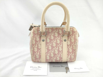 Dior Trotter Mini Boston Bag Pink Boston Bag