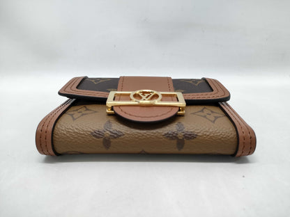 LOUIS VUITTON Monogram Reverse Portefeuille Dauphine Wallet