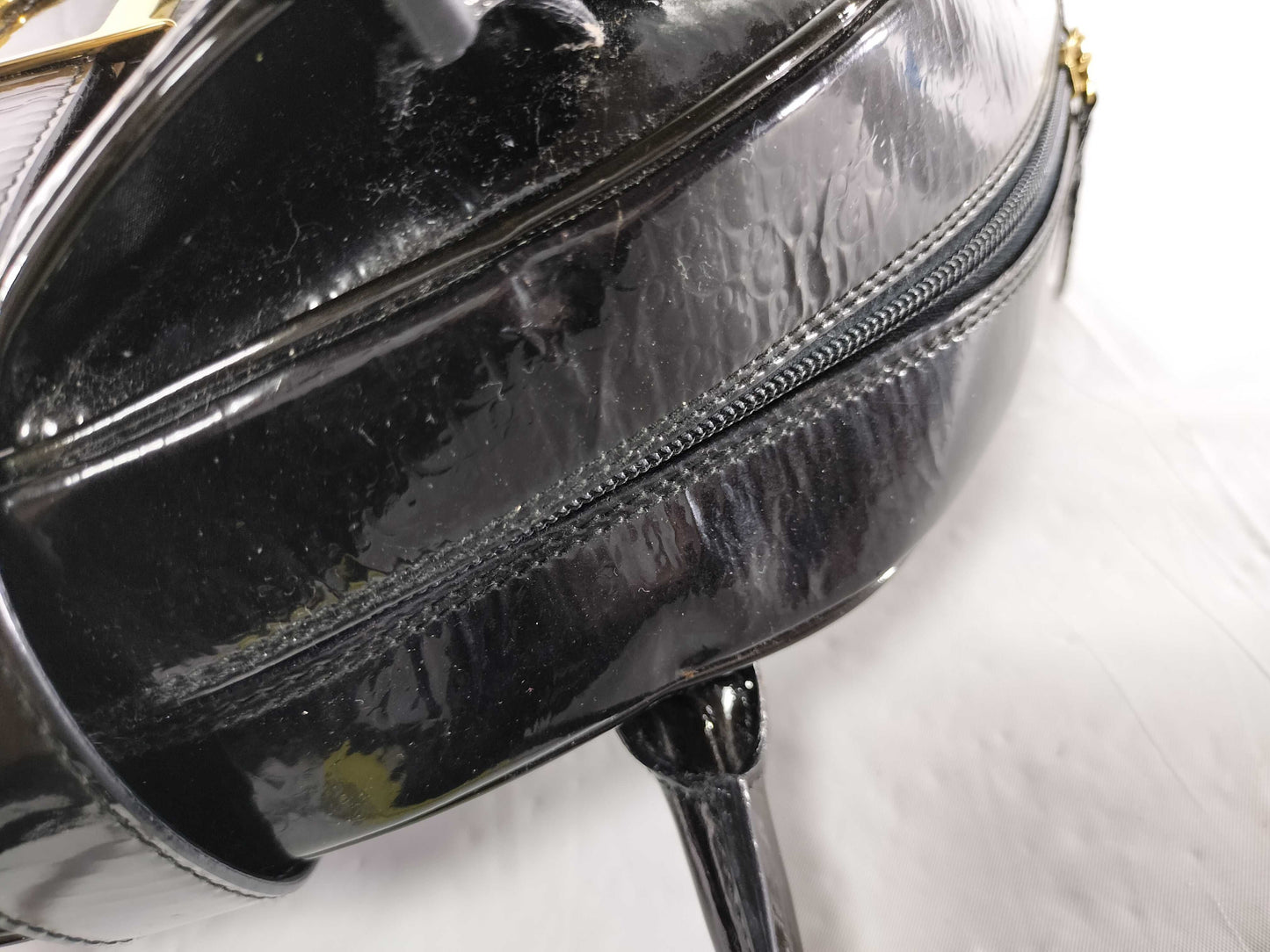 Dior Trotter Double Saddle Enamel Black Tote Bag