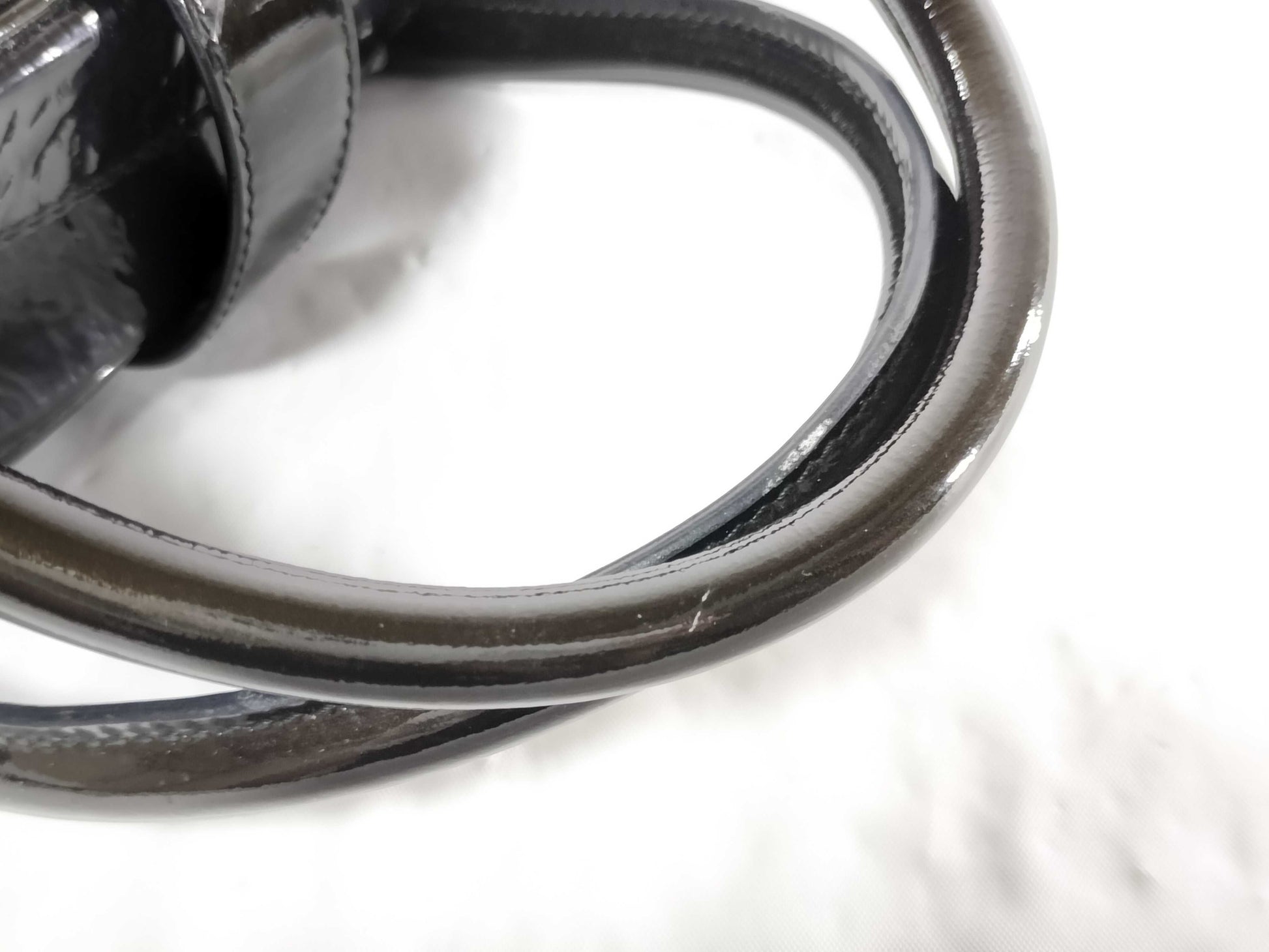 Dior Trotter Double Saddle Enamel Black Tote Bag