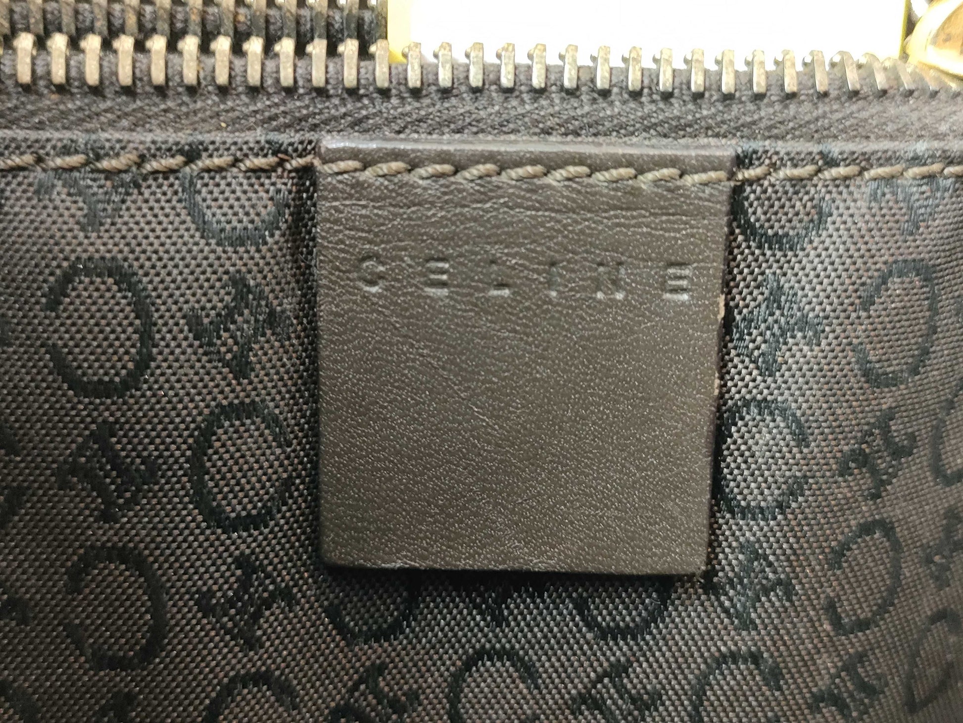 CELINE Canvas x Leather Tote Bag Tote Bag