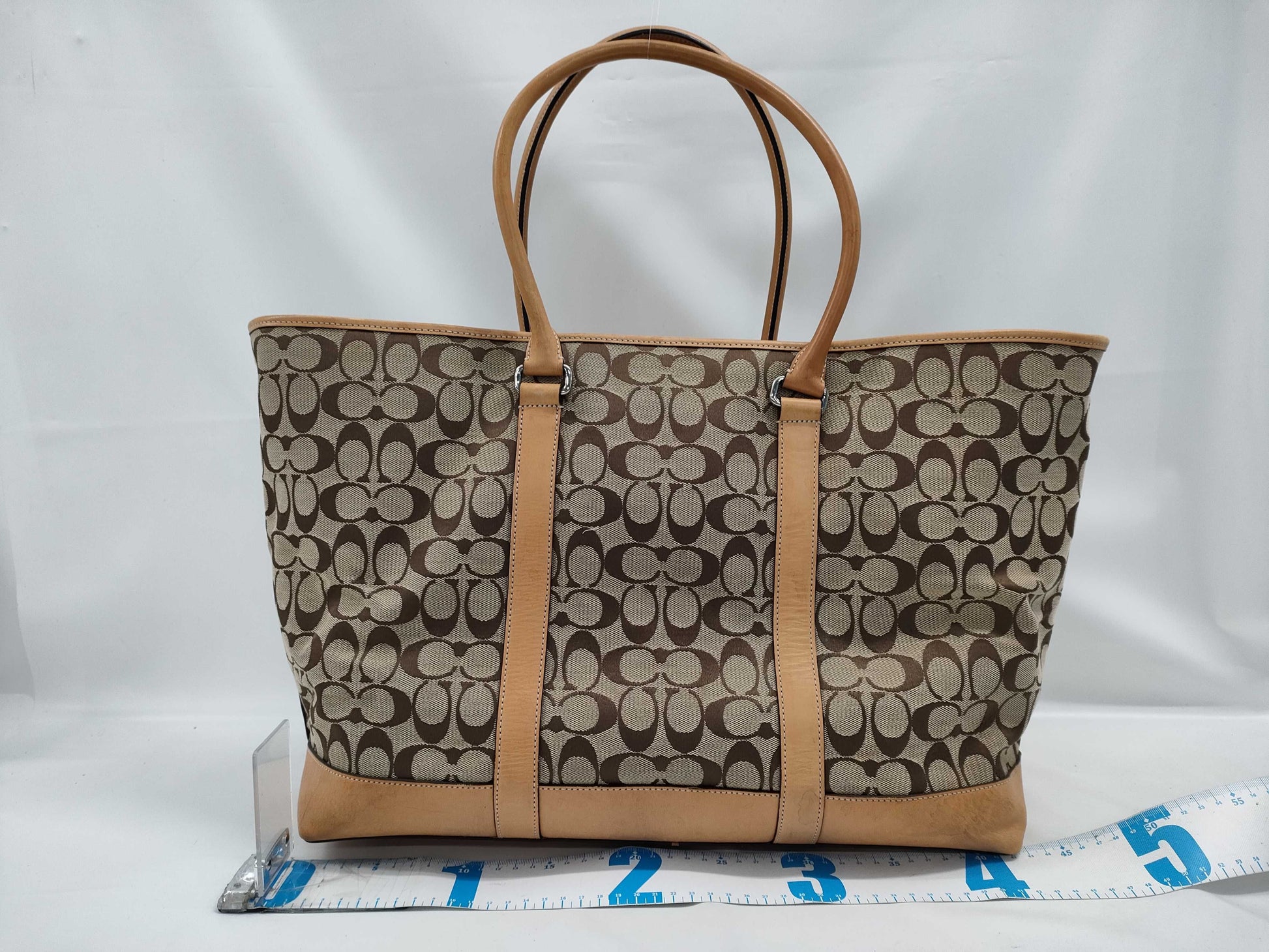 COACH Signature 125-4271 Tote Shopping Tote Bag
