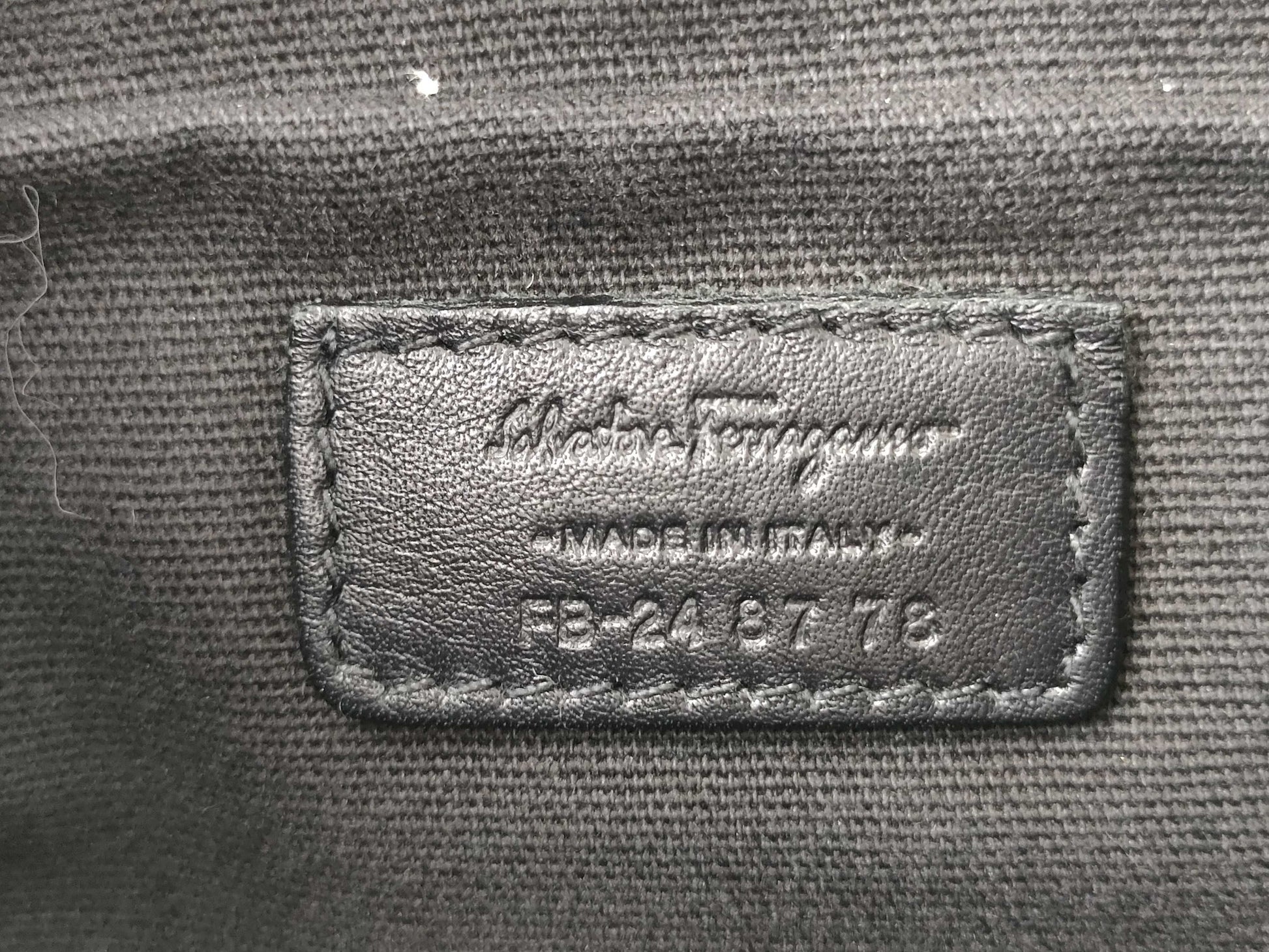 Salvatore Ferragamo Gancini Leather Shoulder Bag