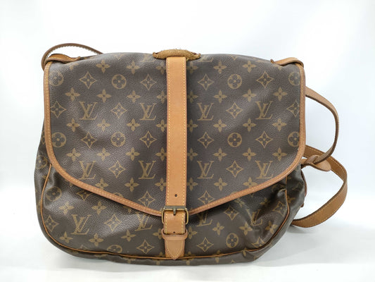 LOUIS VUITTON Monogram M42254 Saumur 35 Shoulder Bag