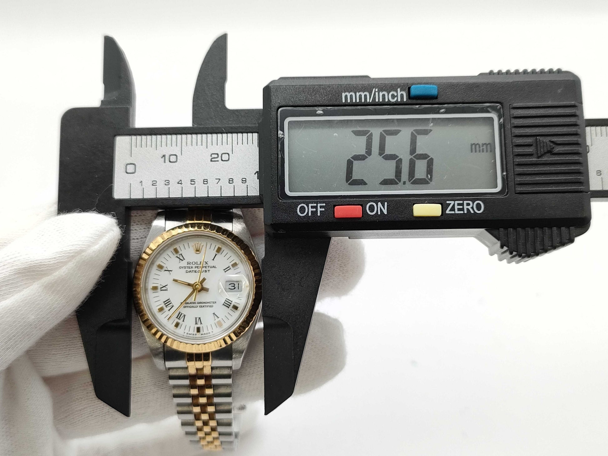 ROLEX 69173 E673317 White Roman Women's Watch