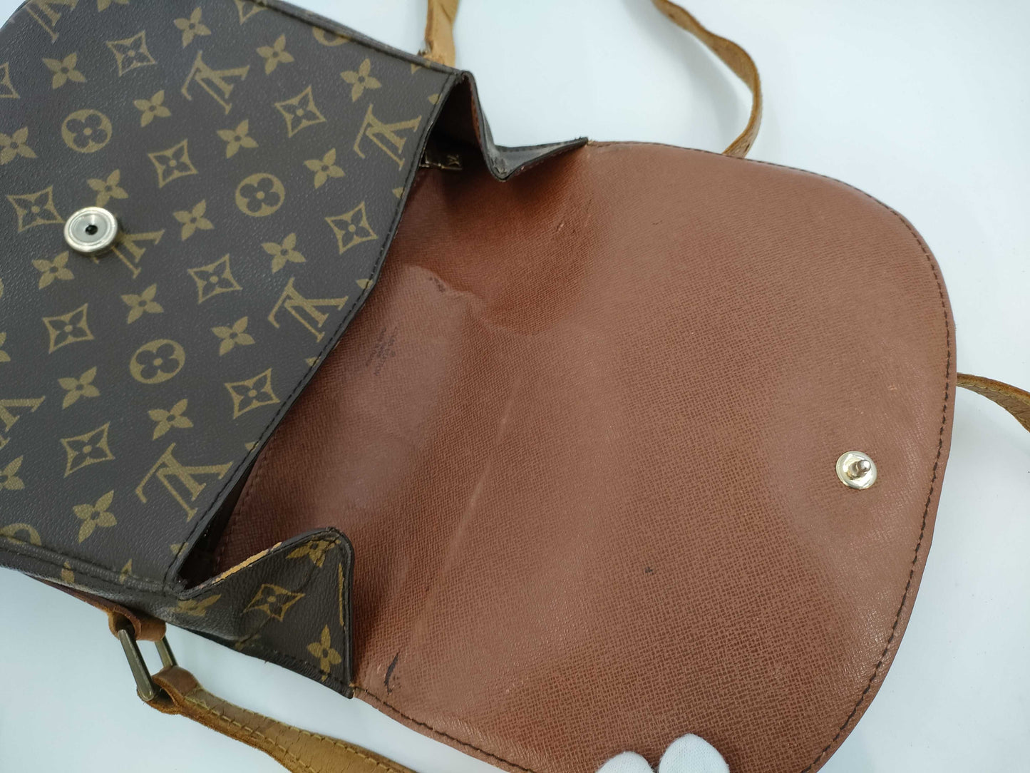 LOUIS VUITTON Monogram M51242 Saint-Cloud Shoulder Bag 