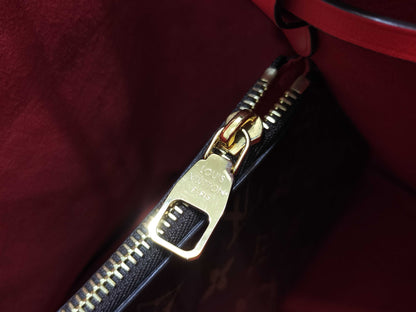 LOUIS VUITTON RFID Verified Monogram NeoNoe Coquelicot/IC Chip Shoulder Bag