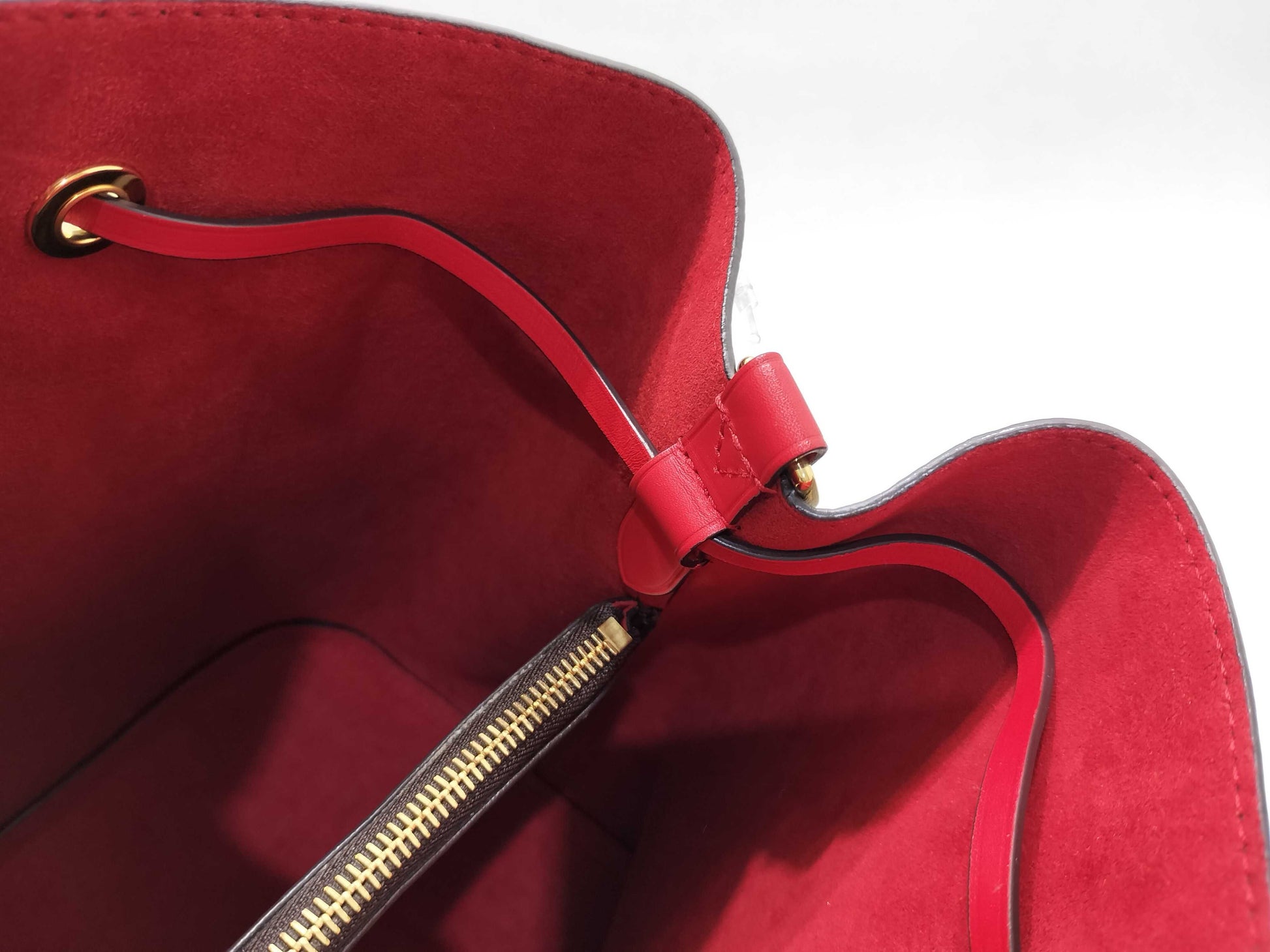 LOUIS VUITTON RFID Verified Monogram NeoNoe Coquelicot/IC Chip Shoulder Bag