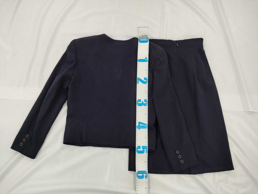Dior no-collar set-up jacket