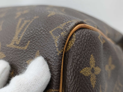 LOUIS VUITTON Monogram Keepall Bandouliere 55 Boston Bag