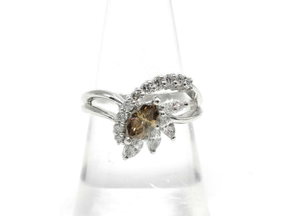 D0.40ct FD0.46ct Pt900 5.7g Ring 