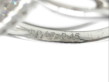 D0.40ct FD0.46ct Pt900 5.7g Ring 