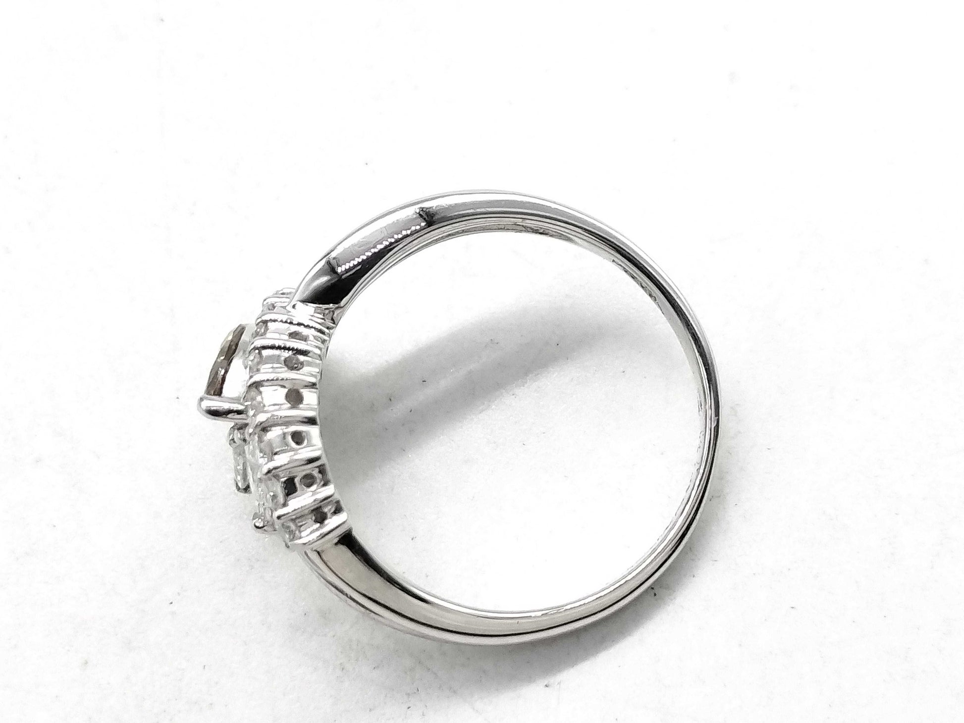 D0.40ct FD0.46ct Pt900 5.7g Ring 
