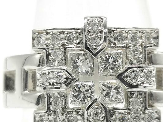 D0.40ct Pt900 12.7g Ring 