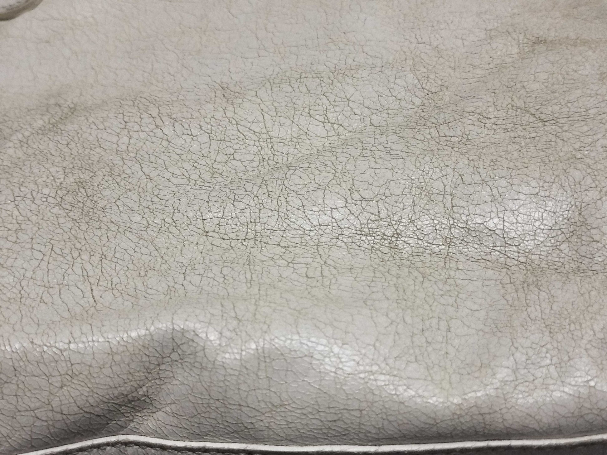 BALENCIAGA The Giant City 115748 White Shoulder Bag