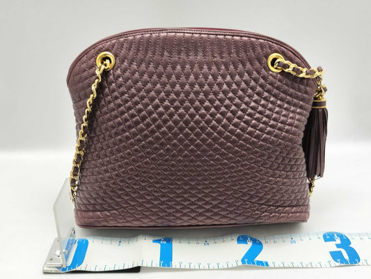 BALLY BALLY Leather Quilted Chain Shoulder Bag
