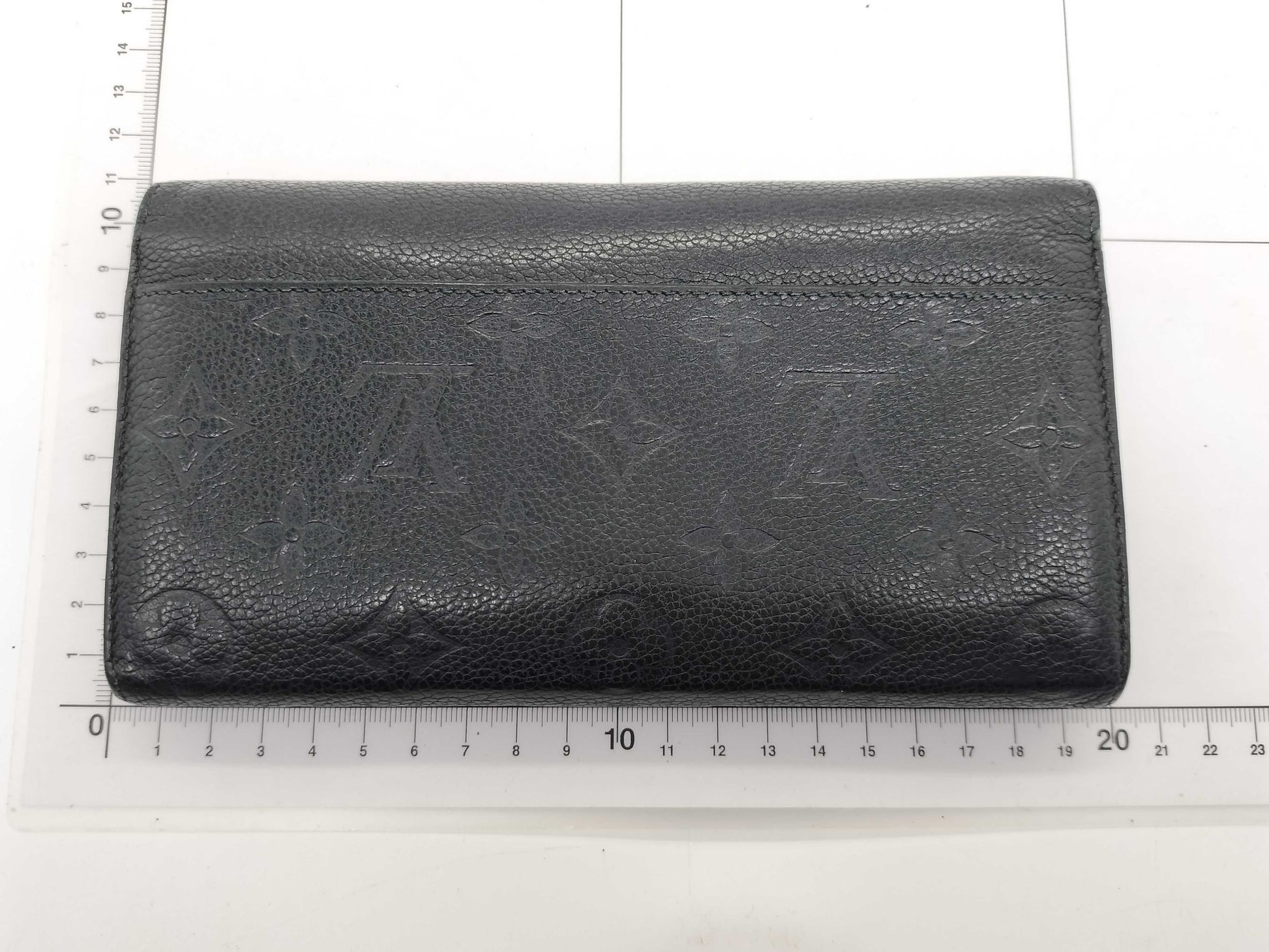 LOUIS VUITTON CA2126 Monogram Empreinte Portefeuille Sarah Wallet